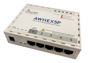 AWHEX5P Power Distribution Ethernet Switch